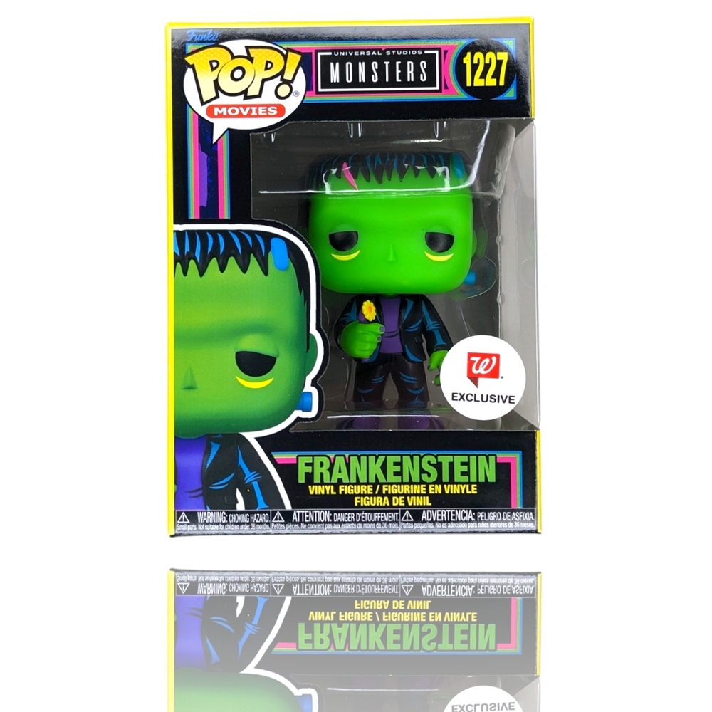 Funko Pop Frankenstein Black Light Walgreens Exclusive Universal Monsters New
